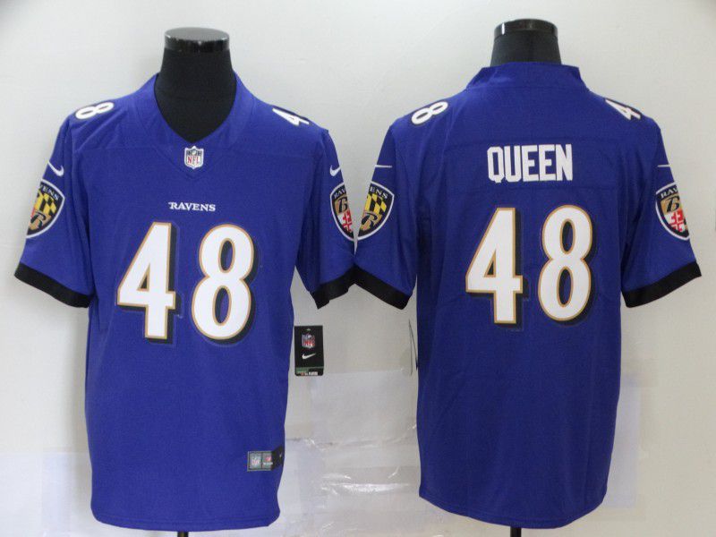 Men Baltimore Ravens #48 Queen Purple Nike Vapor Untouchable Stitched Limited NFL Jerseys
